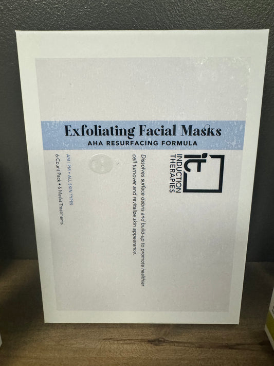 Induction Therapies Exfoliating facial masks