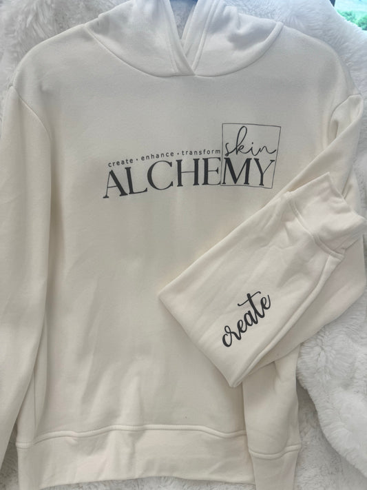 Cream Hoodie LG